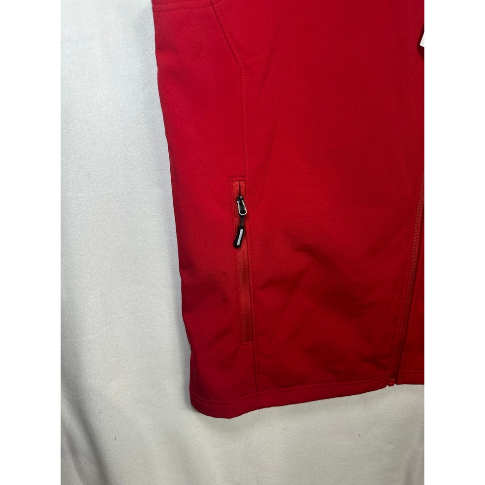 Core 365 Mens CE701 Red‎ Softshell Fleece Lined Vest Lone Star Lights Size Large - Picture 3 of 9